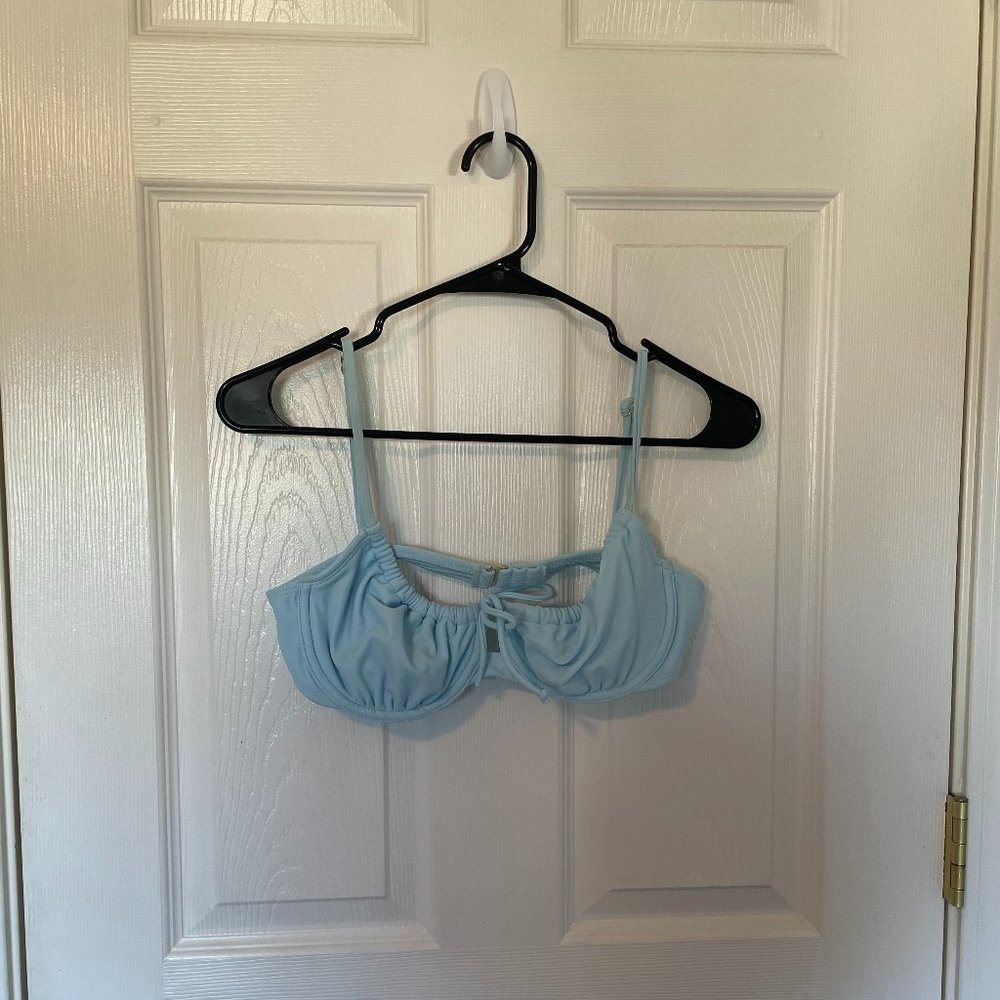 Sky Blue Bikini Top